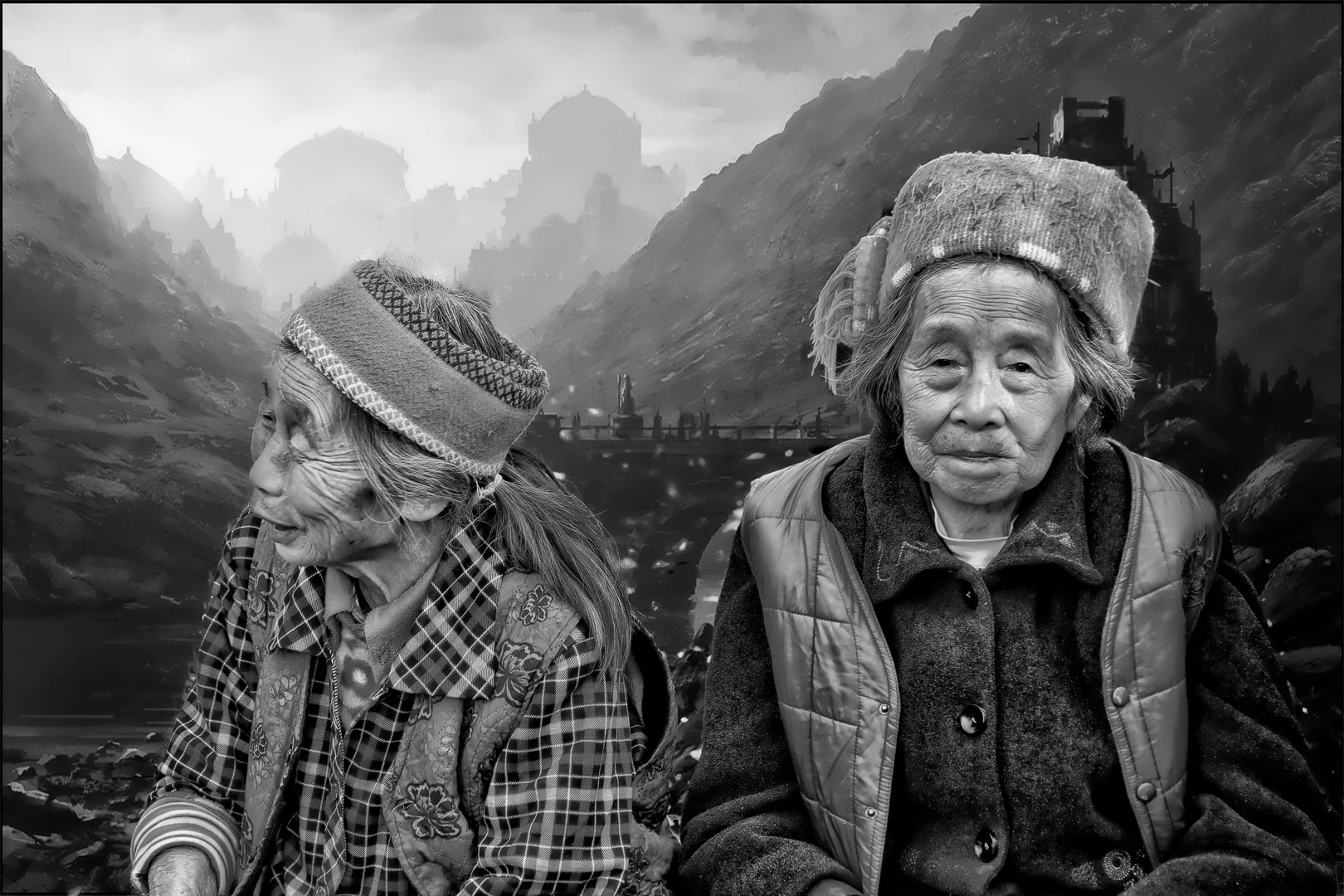 zwei Omas in China