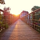 Zwei Pfennig Brücke - Melsungen - Sonnenuntergang