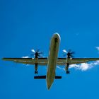 zwei propeller flugzeug