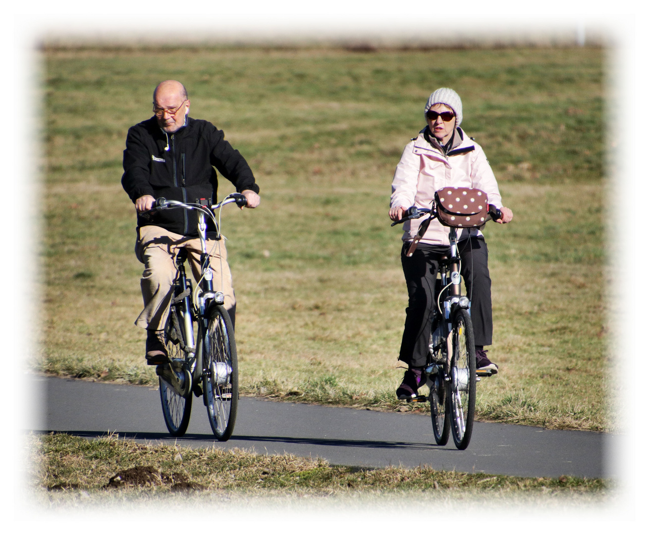 Zwei Radfahrer...