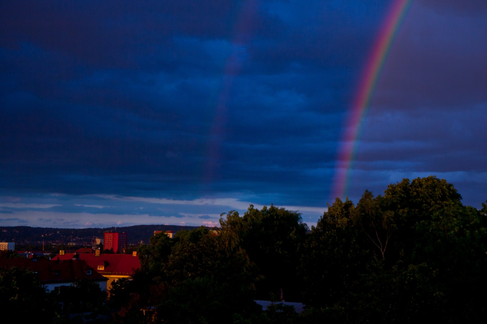 Zwei Regenbögen