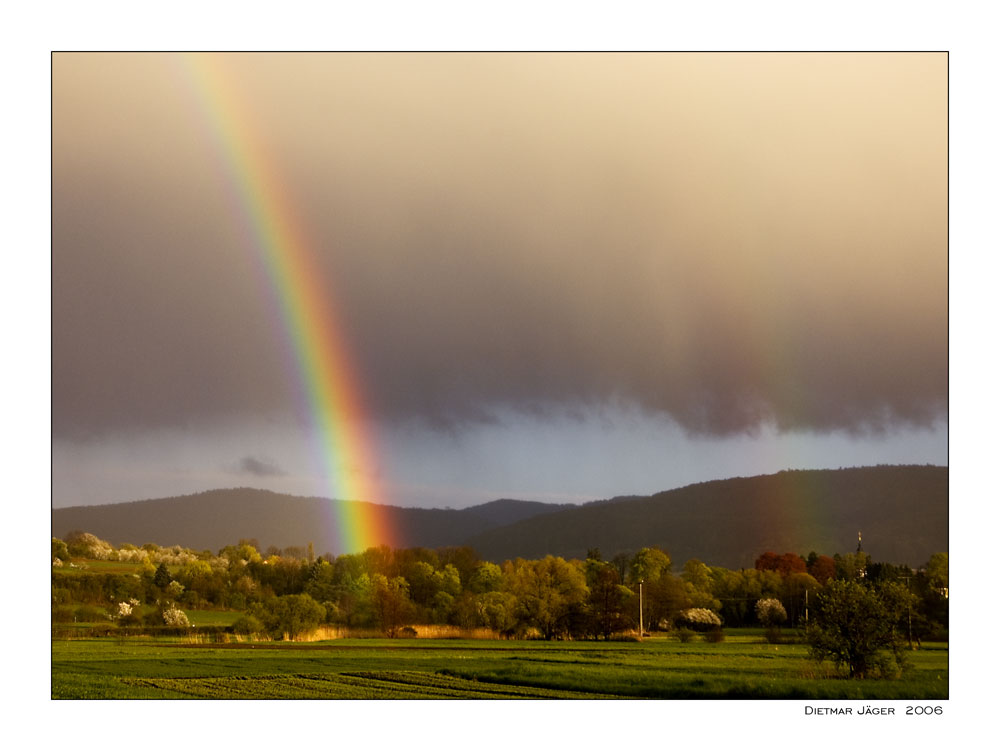 Zwei Regenbögen ...