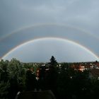 Zwei Regenbögen über Kassel