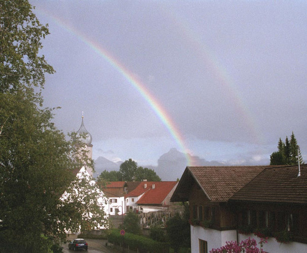 zwei Regenbogen