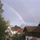 zwei Regenbogen