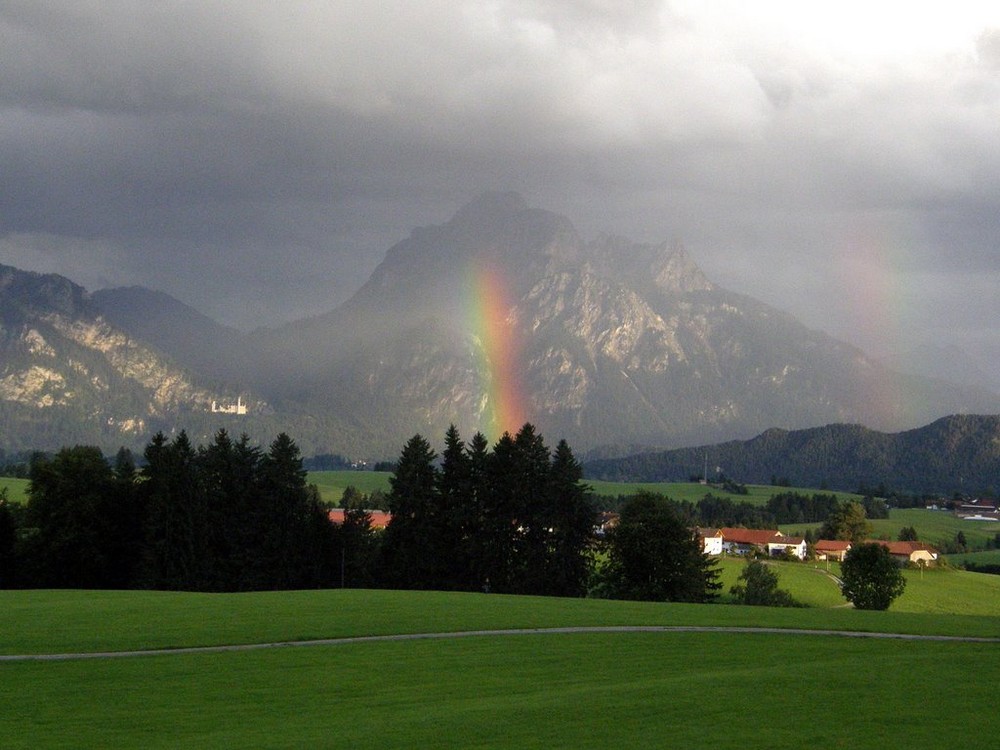 Zwei Regenbogen