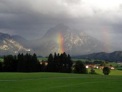 Zwei Regenbogen