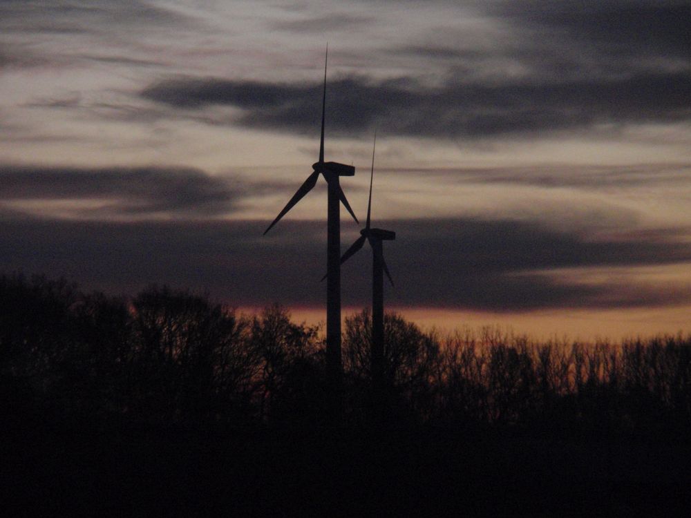 Zwei Riesen bei Sonnenaufgang