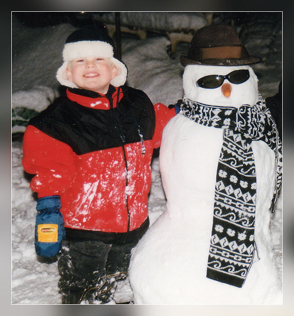 Zwei Schneemänner