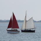 Zwei Segler zwischen Wangerooge und Spiekeroog Teil 1