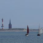 Zwei Segler zwischen Wangerooge und Spiekeroog Teil 2