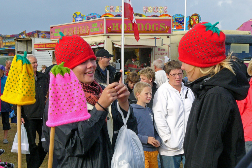 Zwei süße Erdbeeren