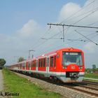 Zwei-System - S-Bahn (474.3) in Neukloster (Kr. Stade)