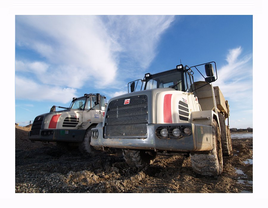 zwei TEREX lauern auf den Montag