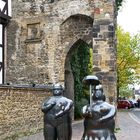 Zwei Touris in Goslar