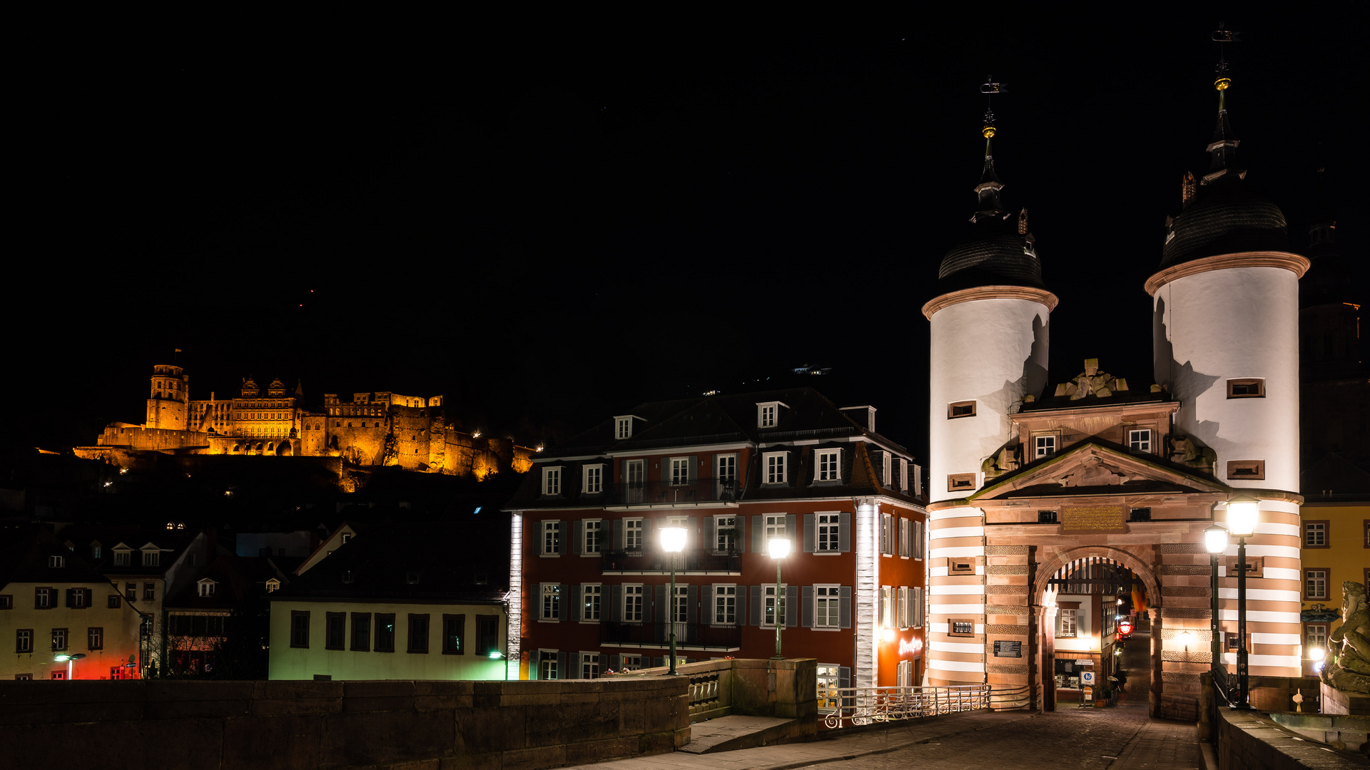 Zwei Wahrzeichen von Heidelberg