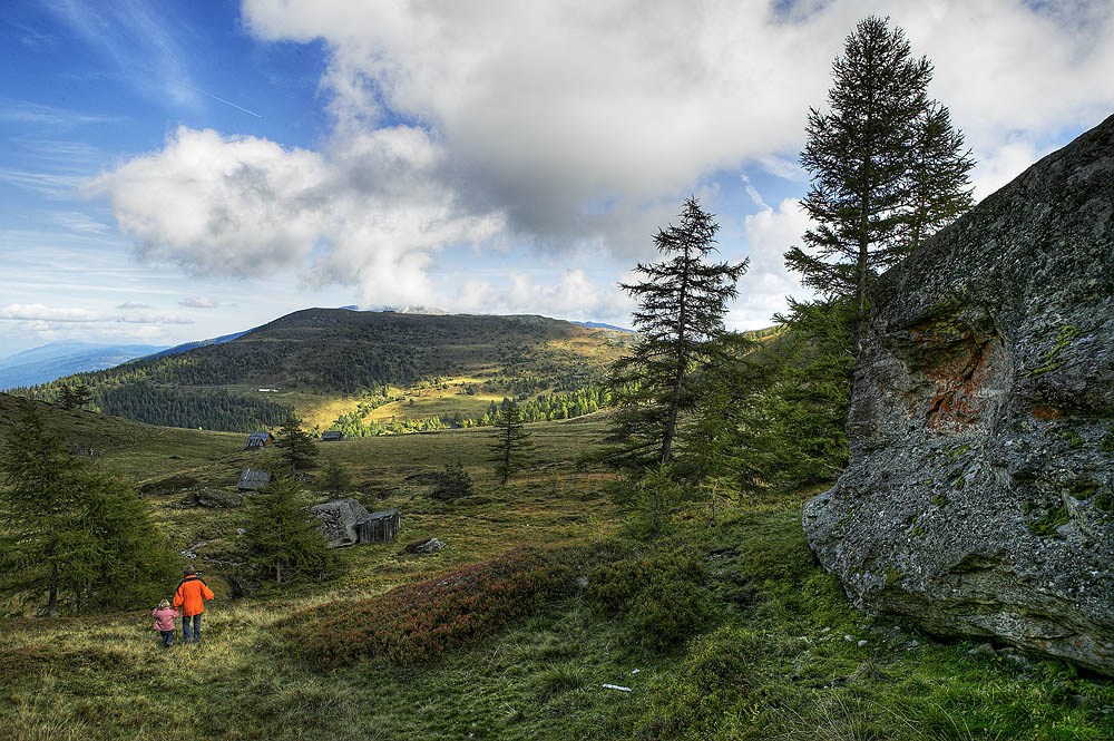 Zwei Wanderinnen