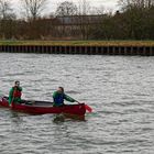 Zweier ohne Steuermann auf dem Datteln-Hamm-Kanal bei Bergkamen