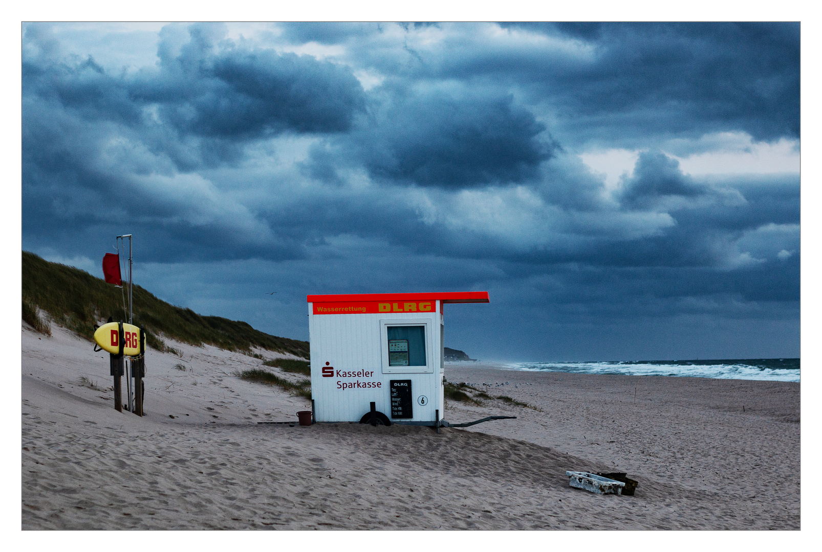 "Zweigstelle" am Strand von Sylt