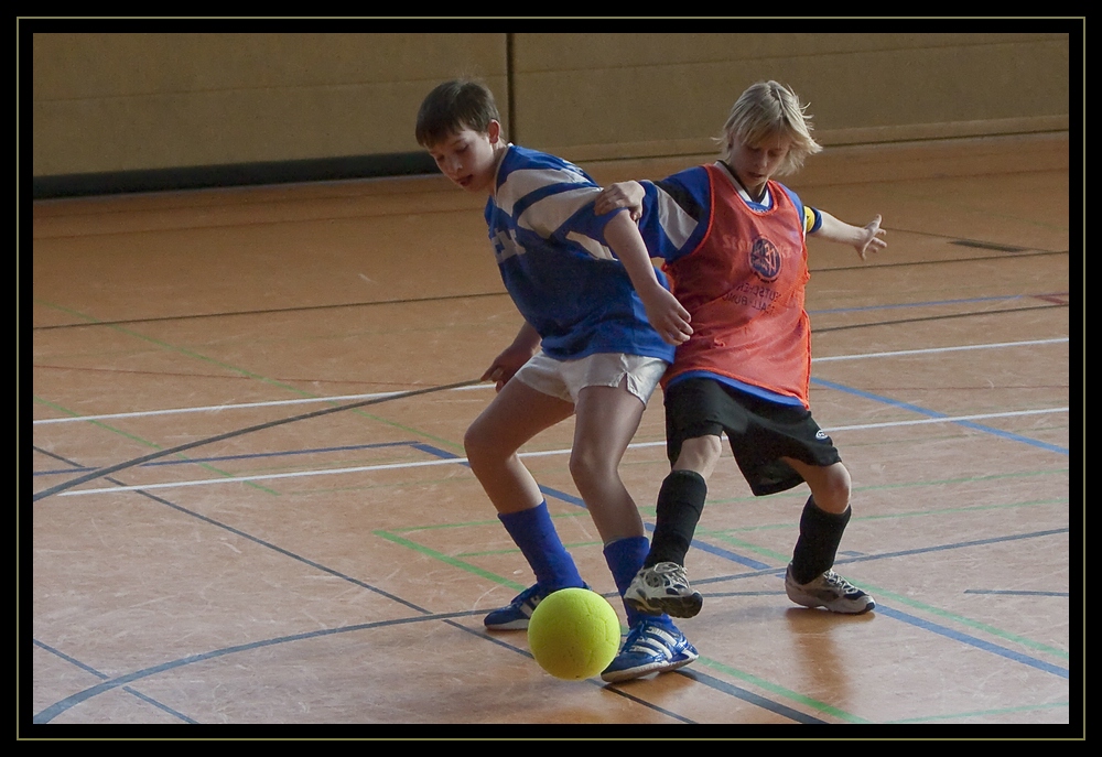 Zweikampf in der D-Jugend