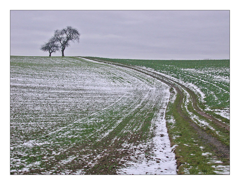 zweisam, einsam und kalte Füße