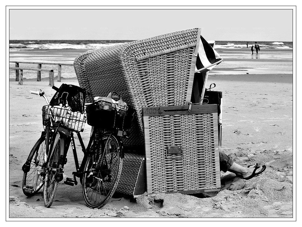 Zweisamkeit im Strandkorb