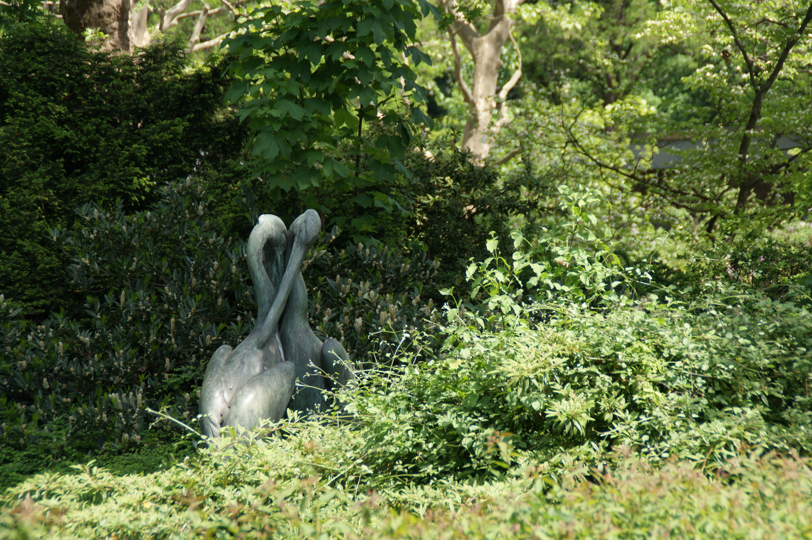 Zweisamkeit in Bronze - Berliner Zoo