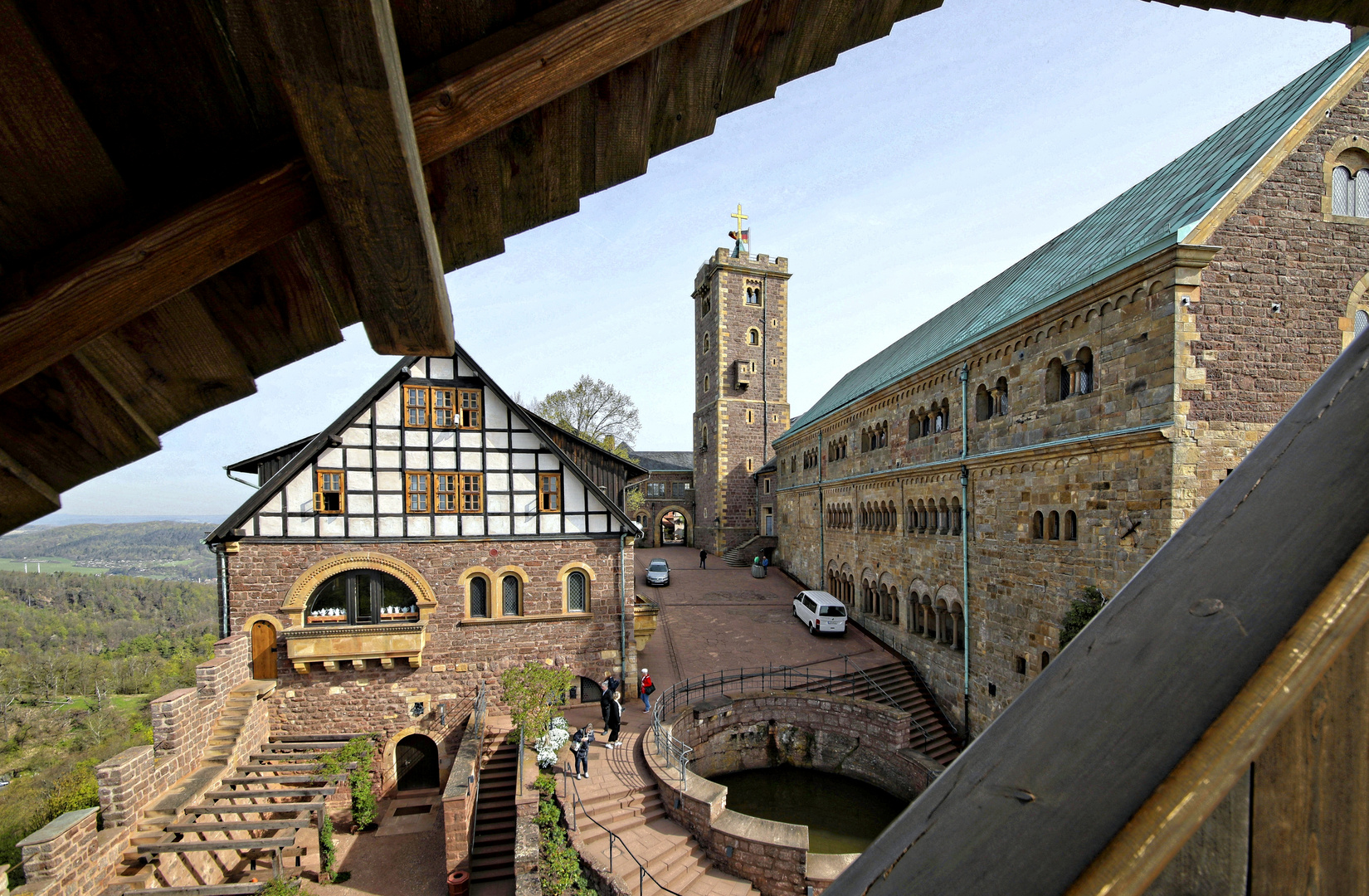 Zweiter Burghof der Wartburg