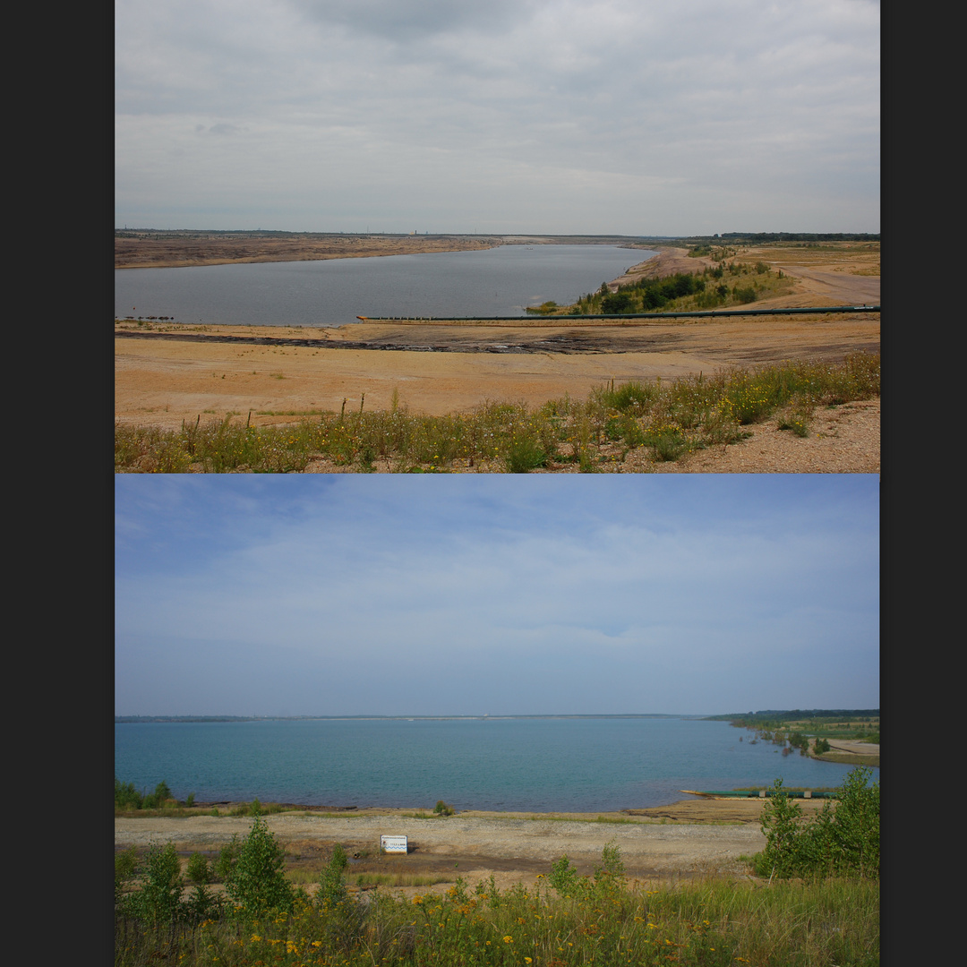 Zwenkauer See 2008 und 2013