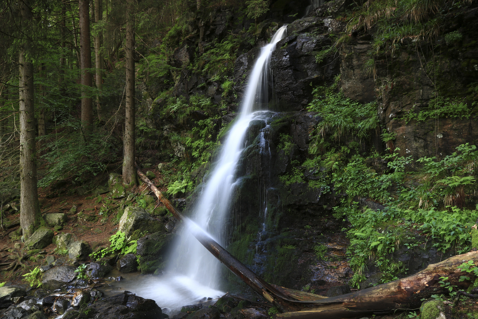 Zweribach-Wasserfall im Schwarzwald