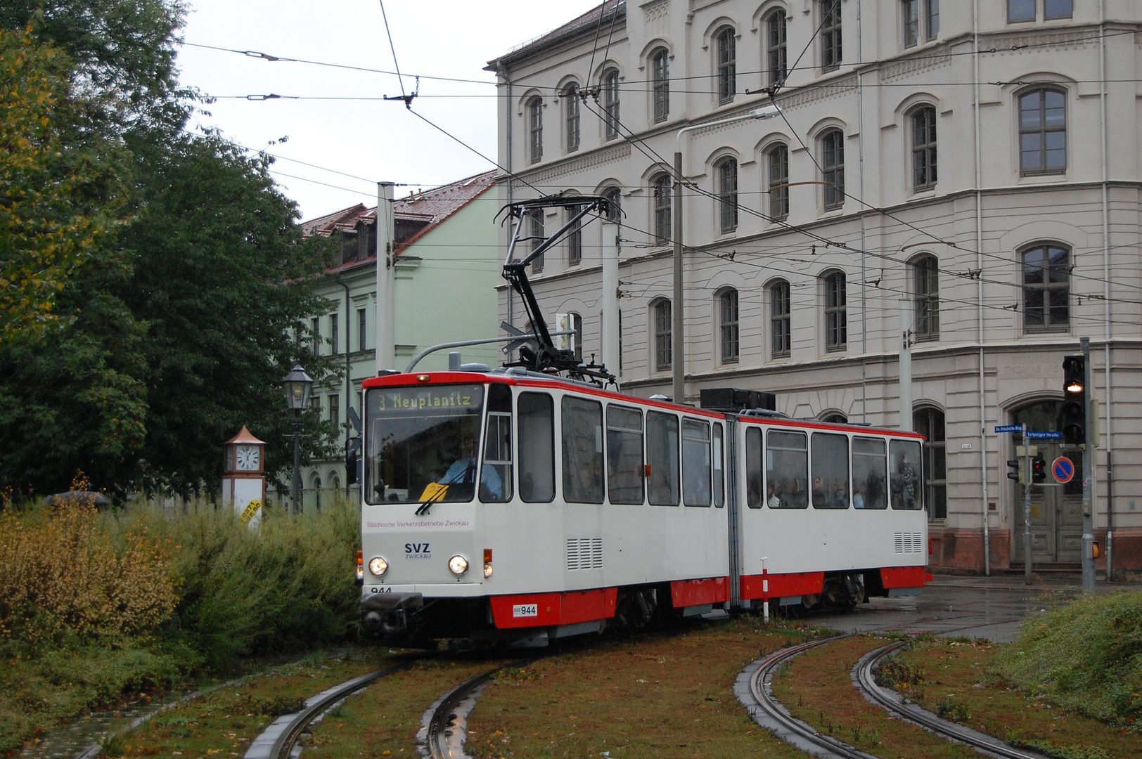 Zwickau KT4D verkehrt auf der Linie 3