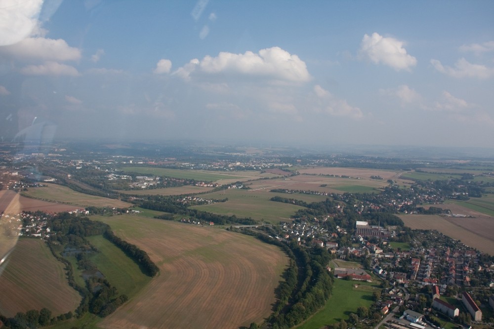 Zwickau von Oben .