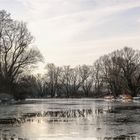 Zwickauer Mulde im Winter