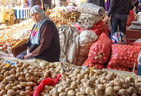 Zwiebel und Kartoffel