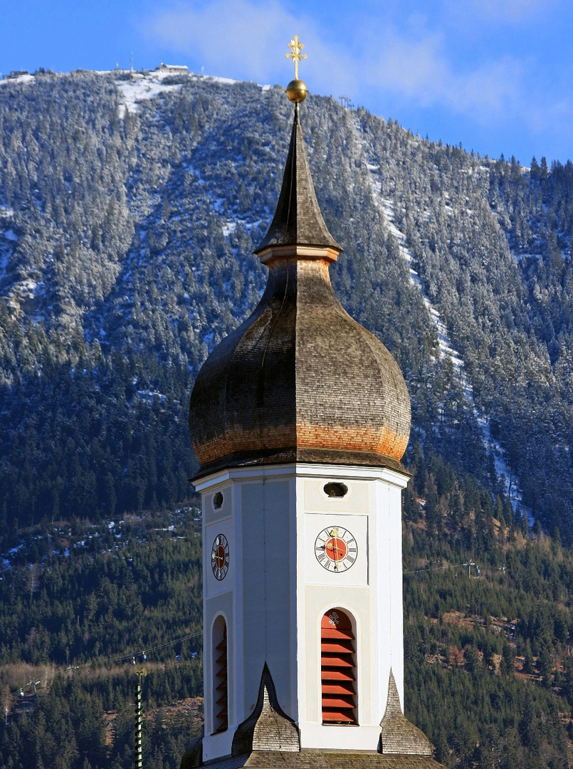 Zwiebelturm der Kirche St. Martin