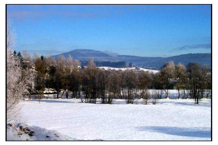 Zwiesel , blick auf dem Falkenstein (1313m)