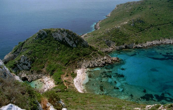 Zwillingsbucht bei Agios Georgios auf Corfu