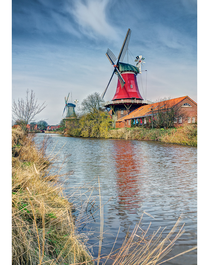 Zwillingsmühlen Greetsiel 02