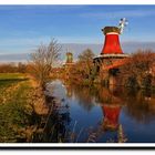 *** Zwillingsmühlen Greetsiel im Licht der Morgensonne *** 