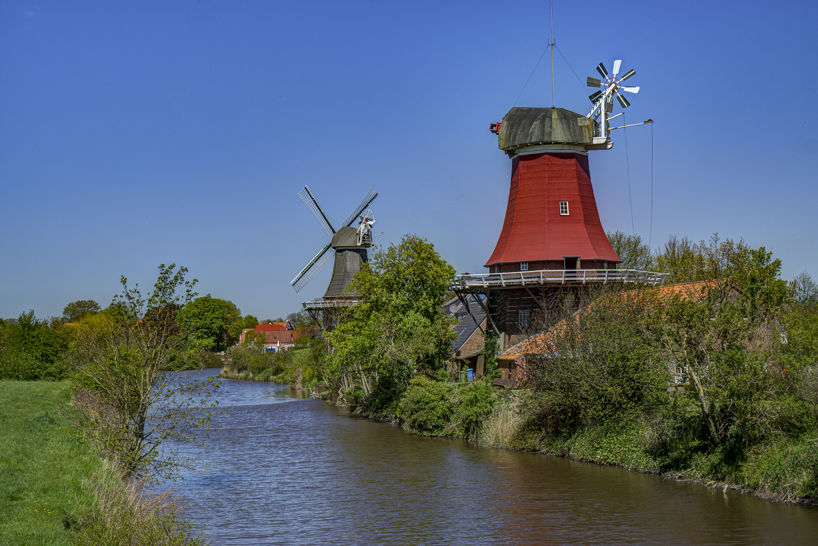 Zwillingsmühlen, Greetsiel, Ostfriesland