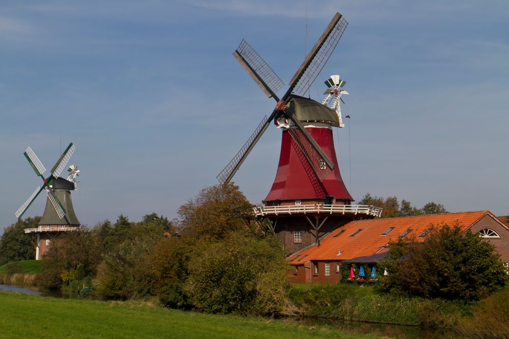 Zwillingsmühlen in Greetsiel