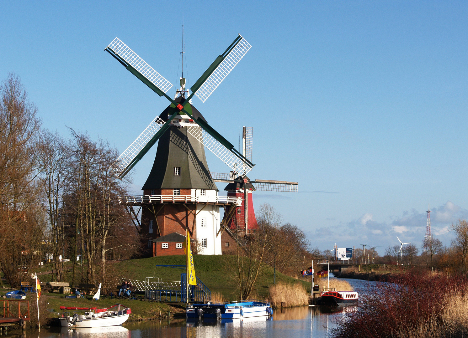 Zwillingsmühlen in Greetsiel