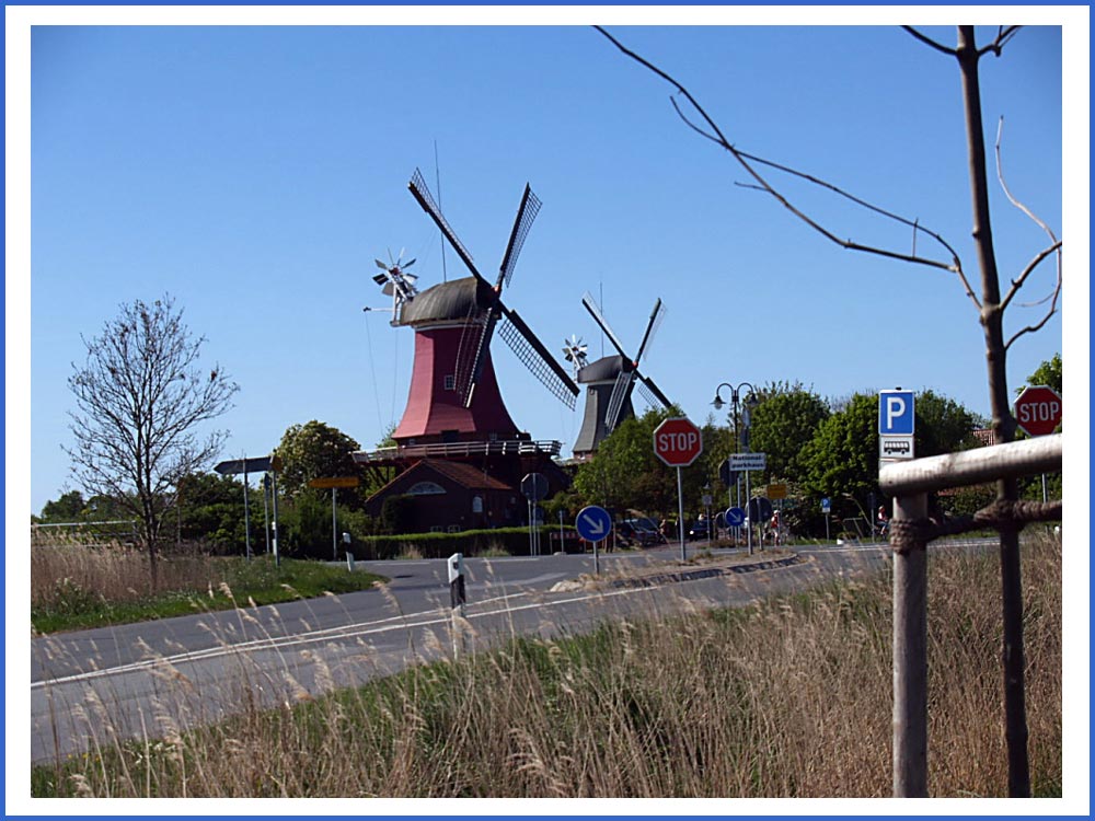 Zwillingsmühlen in Greetsiel...