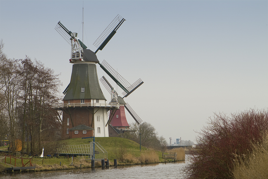 Zwillingsmühlen in Greetsiel