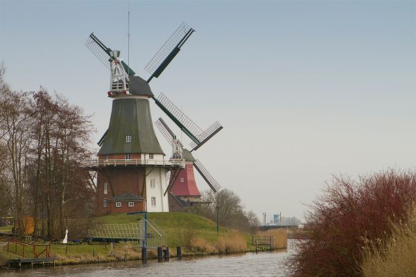 Zwillingsmühlen in Greetsiel
