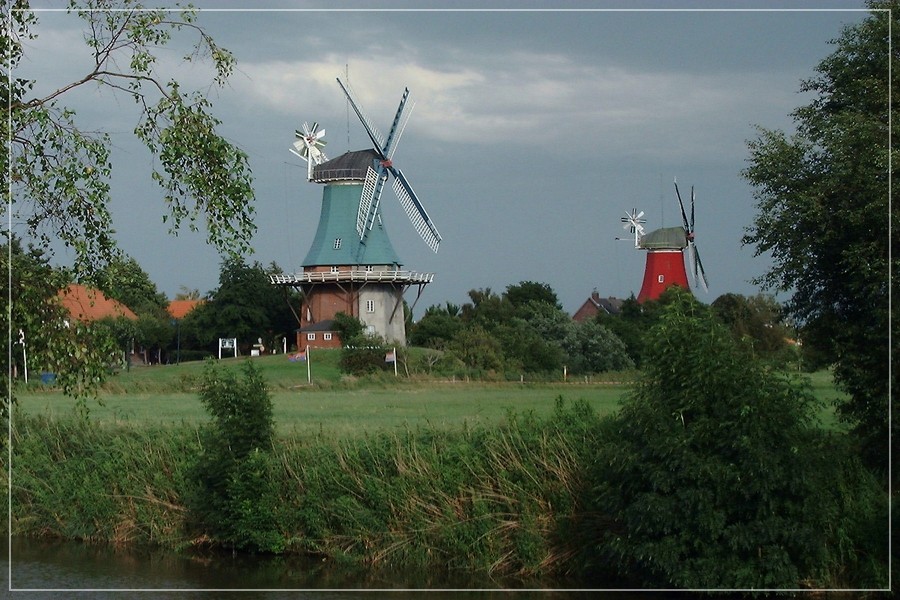 Zwillingsmühlen in Greetsiel