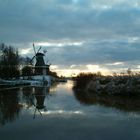 Zwillingsmühlen in Greetsiel - Januar 2007