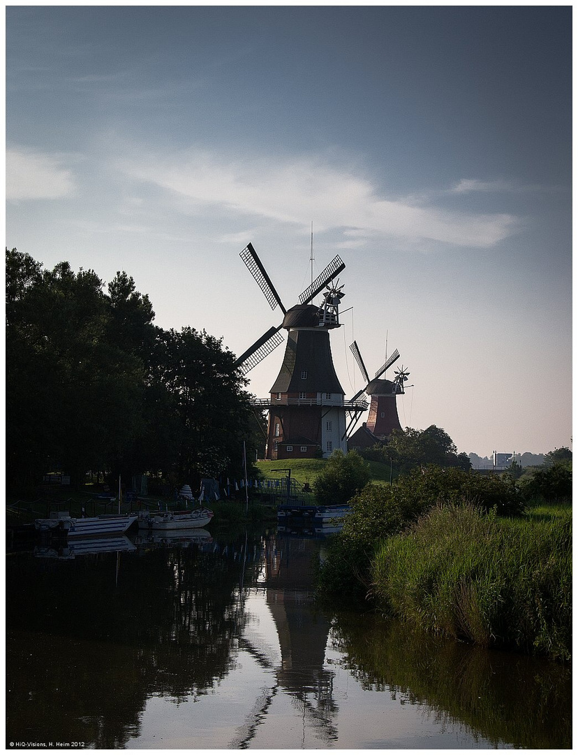 Zwillingsmühlen von Greetsiel