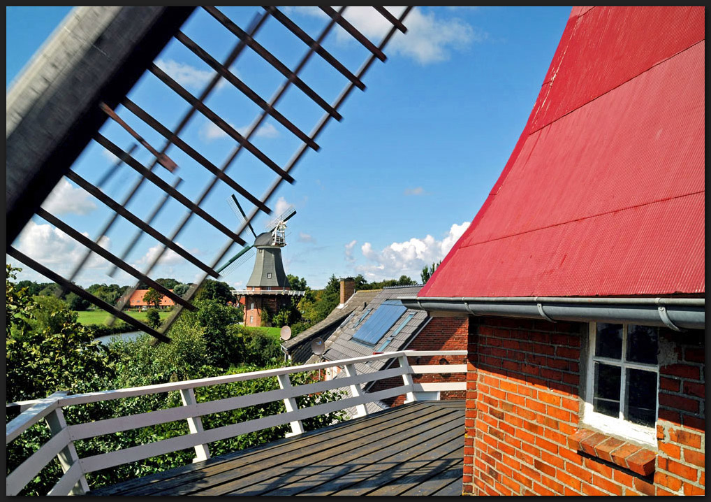 Zwillingsmühlen von Greetsiel / Ostfriesland