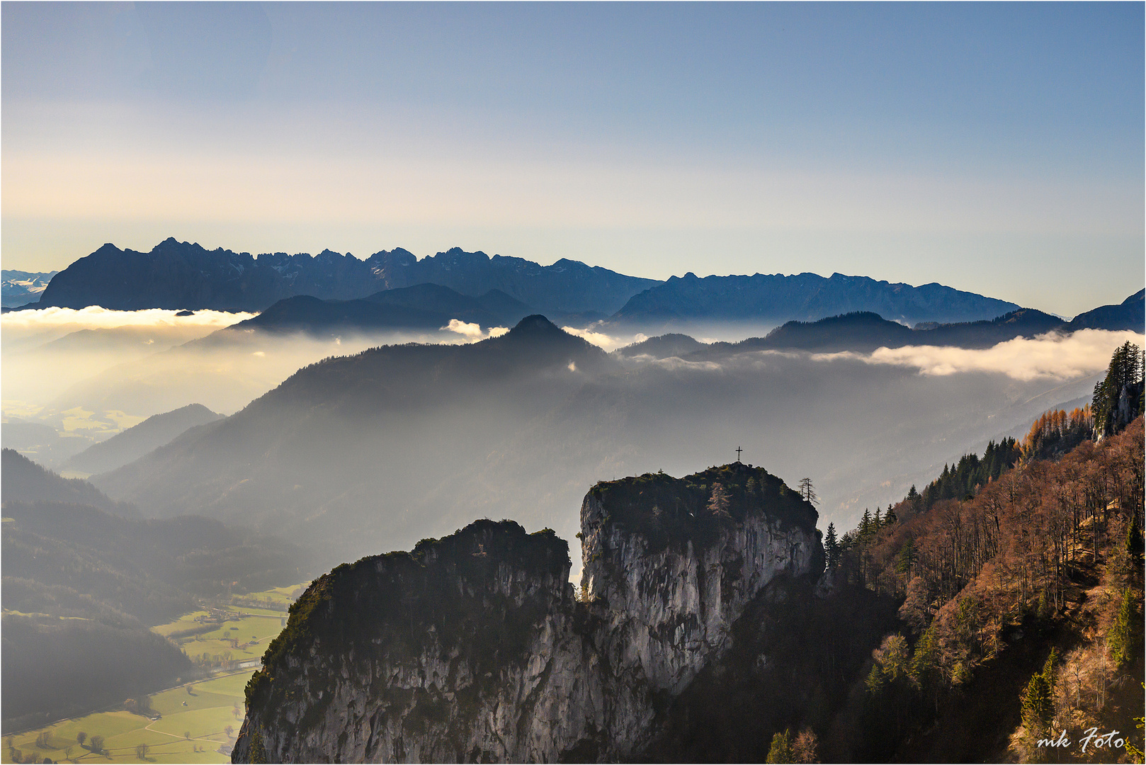 Zwillingswand an der Hochplatte